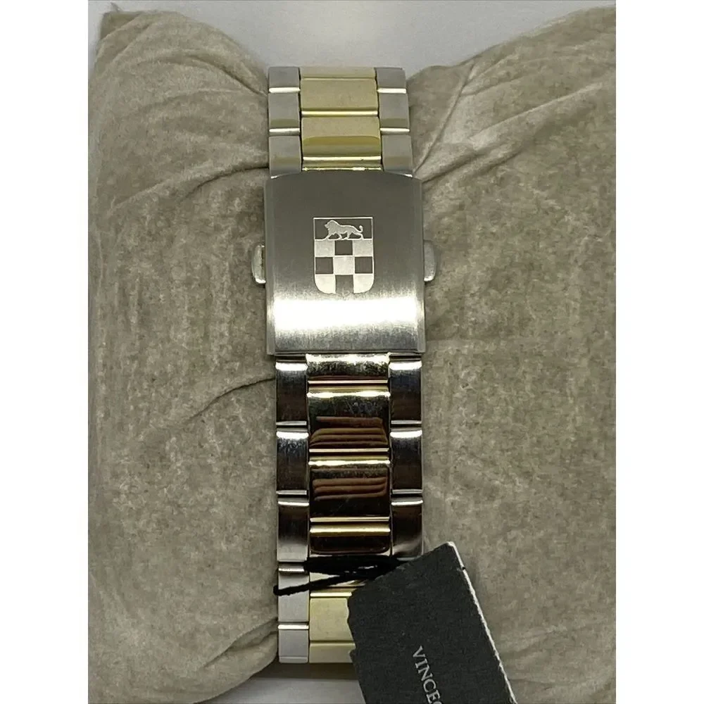 Vince Camuto VC1116TT Unisex Two - Tone Stainless Steel Analog Dial Watch JK34